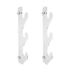 Hooks Rails 1Pair Portable Home Decor för Katana Easy Install Display Stand med skruv universal väggmonterad akrylsvärd rack280k