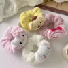 Children's Cartoon Jade Dog Head Melody Cat Plush Strap Large Intestine Loop Rope Lolita Hair Accessories