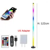 Night Lights SMART LED Light Bars 120 cm Music Sync Golvlampan App Control Color Changing For Bedroom Living Room Gaming