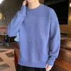 Weiche Warme 2023 Herbst Winter Pullover O Hals Feste Beiläufige Männer Mode Stricken Pullover Streetwear Herren Weihnachten Pullover 240127