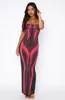 2024 Designer Sexy Maxi Dress Women Spaghetti Straps Dresses Spring Summer Backless Bodycon Printing Dress Party Club Wear Bulk Wholesale Clothes 10624