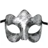 Articoli per feste Uomini Carnevale in maschera Maschere per gli occhi greco-romane antiche Costume cosplay Accessori antichi Puntelli sexy per maschera mezza faccia