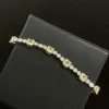 Pulsera Hecha de conchas naturales y ágata natural Chapado en Oro 18K diseñador para mujer Calidad T0P cristal de diamante estilo clásico regalo exquisito 004