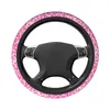 Coprivolanti 37-38 Auto stampa leopardo rosa Morbida treccia di ghepardo sulla copertina Accessori per auto-styling