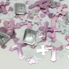 Party Decoration Girls Boys First Holy Communion Confetti Table Pink Blue Cross Bible White Dove Supplies