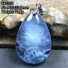 Hangers Natuurlijke Oceaan Blauwe Aquamarijn Hanger Sieraden Voor Vrouwen Lady Man Healing Gift Crystal Stone Kralen Zilver Reiki Edelsteen AAAAA