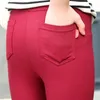 Trousers Big Small Girls Skinny Pants Stretch Children Spring Tight Jeans All-matches Pencil Kids Bottoms 2-12Yrs