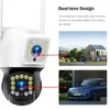 WIFI PTZ IP 5X ZOOM DUAL LENS SCREEN 4MP CAMERA Outdoor Human Detection Wireless CCTV Security Surveillance ICSEE