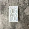 Stampi da forno Tipo orso Stampo in silicone fai-da-te Collana in resina Artigianato Creazione di gioielli Stampi per gioielli