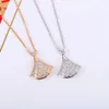 S925 silverhänge halsband med diamant för kvinnor bröllop smycken gåva örhänge PS36632874