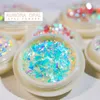 Nail Glitter Laser Mixed Powder Sequins Shinning Colorful Flakes 3D Charm Dust for Art Decorations Sequin