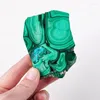 Statuette decorative Cristalli di malachite Punto di quarzo Pietra curativa Decorazioni per la casa Pietre preziose Energia magnetica Pietre burattate per giardino Arte fai da te