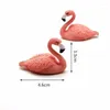 Figurines décoratives Flamingo Lover Souvenir Décoration Miniature Oiseau Animal Figurine PVC Artisanat Mini Jardin Décor Maison Ornement DIY