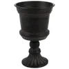 Vaser urn planter vase potten blomma klassisk marockansk bröllop utomhus planterare dörr front dekoration dekorativ trumpet hög metall