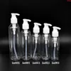 100ML 120ML 150ML 180ML 250ML 24 STUKS Transparante Shampoo Lege Lotion Container Geperst Pomp fles Voor Zeep Douche Gelgoods Wshlp