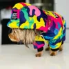 Abbigliamento per cani Abbigliamento per animali domestici Abbigliamento per cani di piccola taglia Cappotto invernale caldo per cani Tuta da neve antivento per cani di piccola taglia Gatti Abbigliamento mimetico Giacca per cuccioli