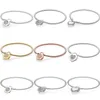 Moments Lock Your Promise Regal Heart Signature Padlock Bracelet Fit Fashion 925 STERLING SILVER BANGRE BANGRE CHARM DIY JEWELRY247W