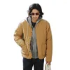 Vestes de chasse Amekaji Vintage M65 doublure veste hommes hiver kaki épais multi-poches outillage rembourré à manches longues Cardigan manteau