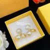 Elegant Pearl Earring Dangles Designer Letter Plated Drop Studs Charming Earrings Studs Fashion Jewelry