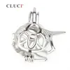 CLUCI fashion 925 sterling silver Unicorn cage pendant for women making pearls necklace jewelry 3pcs S18101607196b