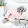 Cão vestuário macacão de inverno roupas para cães quatro pernas quente filhote de cachorro roupas para animais de estimação chihuahua teddy pet cão gato casaco jaqueta para cães pequenos e médios