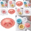 Under-Sink & Countertop Filtration Kitchen Flower Shaped Sink Floor Drain Filter Sn Bathroom Sewer Outlet Hair Mti-Color Anti Clogging Dhwju