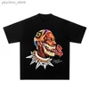 Męskie koszulki Tideshec Hip-Hop Streetwear Retro Portret Tshirt Mężczyznowy Dennis Rodman T-koszul