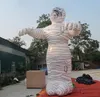 Großhandel Fabrikpreis maßgeschneiderte langlebige aufblasbare Mumienballon weiße Geisterveranstaltungen Promotion Halloween-Außendekoration