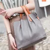 2019 New Leather Handbags 패션 대비 대비 대비 컬러 첫 레이어 암석 마더 가방 큰 가방 어깨 핸드백 가방 여성 281w