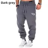 Pantalon de sport d'automne et d'hiver pour hommes Pantalon de jogging avec cordon de serrage Pantalon décontracté Baggy Pantalon de survêtement Plus Taille S-4XL 240125