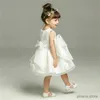 Mädchenkleider 2020 Sommer Baby Mädchen Kleid Neugeborenes Baby Weiße Spitze Prinzessin Kleider Für Baby Ärmelloses Geburtstagskostüm Säuglingspartykleid