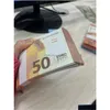 Altre forniture per feste festive Copia denaro Effettivo 12 dimensioni Banconote contraffatte reali Euro Ffcjb Consegna a domicilio Giardino domestico Dhb8X