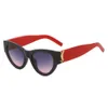 Роскошные солнцезащитные очки для женщин и мужчин. Дизайнерские очки Y slM6090. Очки в одном стиле. Классические очки-бабочки в узкой оправе «кошачий глаз» с коробкой.