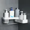 Étagère d'angle de douche, 1 pièce, salle de bain, shampoing, support de douche, support de rangement de cuisine, organisateur mural Type 1242E