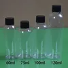 10ml 15ml 20ml 25ml 30ml 40ml 50ml 60ml 100ml 120ml garrafa de plástico loção shampoo amostra creme recipiente de látex t2008258o