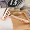 BAILI Upgrade Wet Shaving Safety Razor Double Edge Shaver Handle Barber Men Manual Beard Care Women Hair Removal with Free Blade 240119