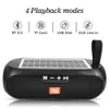 TG182 Boombox solaire extérieur Ser 10W USB Portable sans fil colonne haut-parleur étanche Support TF carte FM Radio entrée Aux 240125