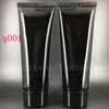 50G 100G 160G TOMT Black Soft Squeeze Cosmetic Packaging Refillable Plastic Lotion Cream Tube Screw Lids Bottle Container MVCKD