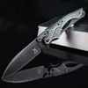 Huaao Tactical Folding Knife 3.58 '' D2 Blade 420 Stål och T6 Aluminiumhandtag, multifunktionell utomhusjakt EDC Tools Camping Vandring Pocket Knife BM 535 533 430 15031