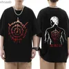 Homens camisetas Limited Astarion Baldurs Gate 3 Girl Jantar Vintage Camiseta Homens Mulheres Moda Casual Camisetas Oversized Manga Curta T-shirt Y2K 240130