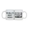 Kaffeetasse mit Dunder Mifflin The Office-Worlds Boss, 325 ml, lustige Keramiktasse für Kaffee, Tee, Kakao, einzigartiges Bürogeschenk, T200104294Y