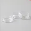 50 x barattolo di crema vuoto trasparente riutilizzabile di alta qualità 20G 25g contenitore per esposizione trasparente in vaso da 2/3 once imballaggio cosmetico di alta qualità Chwjr