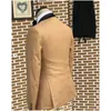 Men's Suits Luxury Men 3 Pieces Black Shawl Lapel Tuxedos Jacket Pant Vest Wedding Groom Party Terno Masculino Traje Hombre Blazer