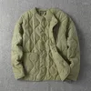 Vestes de chasse Amekaji Vintage M65 doublure veste hommes hiver kaki épais multi-poches outillage rembourré à manches longues Cardigan manteau