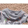 Clothing Sets Toddler Baby Boys 2Pcs Tracksuits T Shirt Pants Kids Sportswear Clothes Children Autumn 1 4Years Drop Delivery Maternity Otdzz