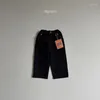 Trousers Ins Autumn Classic Pockets Casual Jeans Boy Girl Baby Costume Children All-match Loose Fashion Pants Infant Cotton Solid Trouser