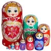 10 couches en bois poupées gigognes russes Matryoshka décor à la maison ornements cadeau poupées russes bébé cadeaux de Noël pour enfants anniversaire Z312M