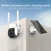 Cámara Solar inalámbrica WiFi para exteriores, Binocular con Zoom 10X, batería de seguridad, Sim 4G, cámara IP, videovigilancia, lente Dual