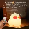 Gece Işıkları Çocuklar İçin Sevimli Işık Odası Karikatür Silikon Led Köpek Kedi Geyiği Bear Duck Şarj Edilebilir USB Lamba Çocuk Hediye