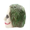Yeni Joker Mask Gerçekçi Batman Palyaço Kostüm Cadılar Bayramı Maskesi Yetişkin Cosplay Film Full Head Lateks Partisi Mask291n